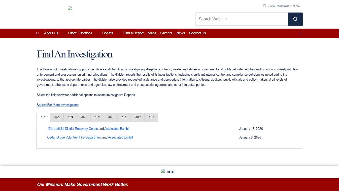 Find An Investigation