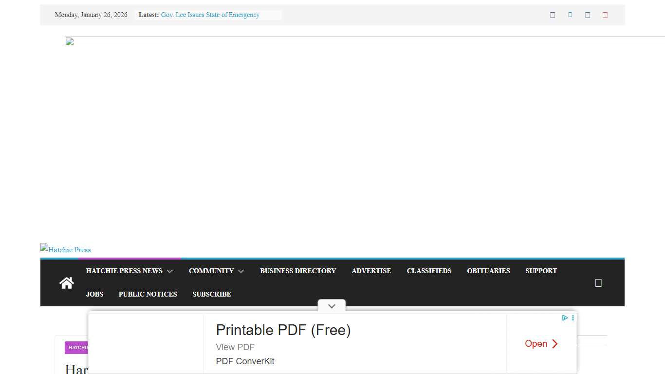 Hardeman County Sheriff’s Office Arrest and Criminal Report {January 2025} - Hatchie Press